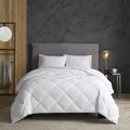 Cotton Down Alternative Featherless Comforter White Cotton