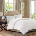 All Season 2 In 1 Down Alternative Comforter King White Polyester