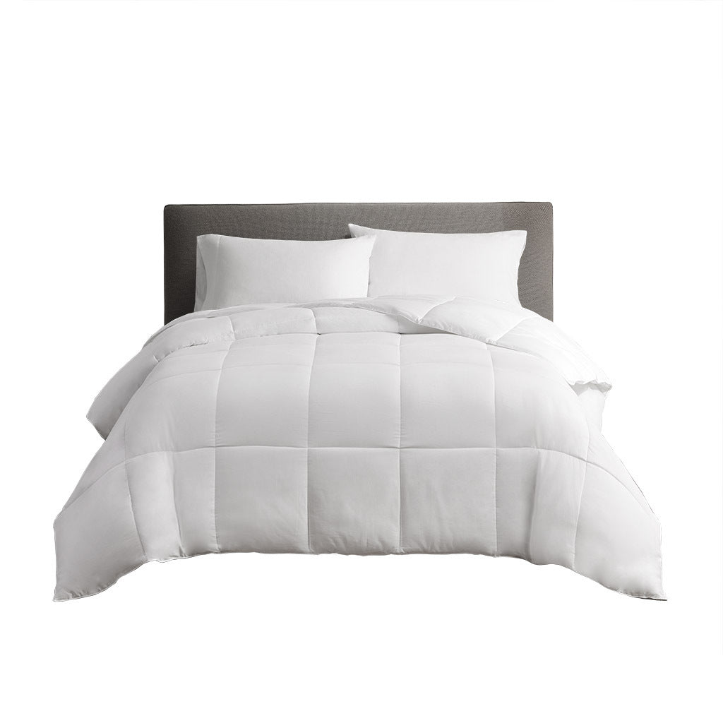 Cotton Down Alternative Featherless Comforter Twin White Cotton