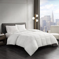 Cotton Down Alternative Featherless Comforter King White Cotton