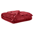 Reversible Heiq Smart Temperature Down Alternative Blanket Burgundy Microfiber