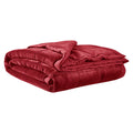 Reversible Heiq Smart Temperature Down Alternative Blanket Burgundy Microfiber