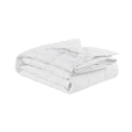 Goose Feather And Down Filling All Seasons Blanket White Microfiber