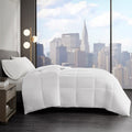 Cotton Down Alternative Featherless Comforter King White Cotton