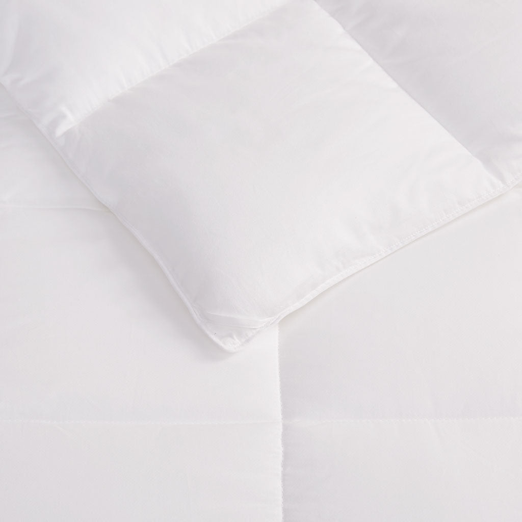 Cotton Down Alternative Featherless Comforter White Cotton