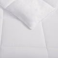 Cotton Down Alternative Featherless Comforter King White Cotton