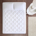 Deep Pocket Waterproof Mattress Pad White Microfiber