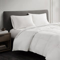 Cotton Down Alternative Featherless Comforter King White Cotton