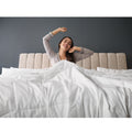 Cotton Down Alternative Featherless Comforter Twin White Cotton