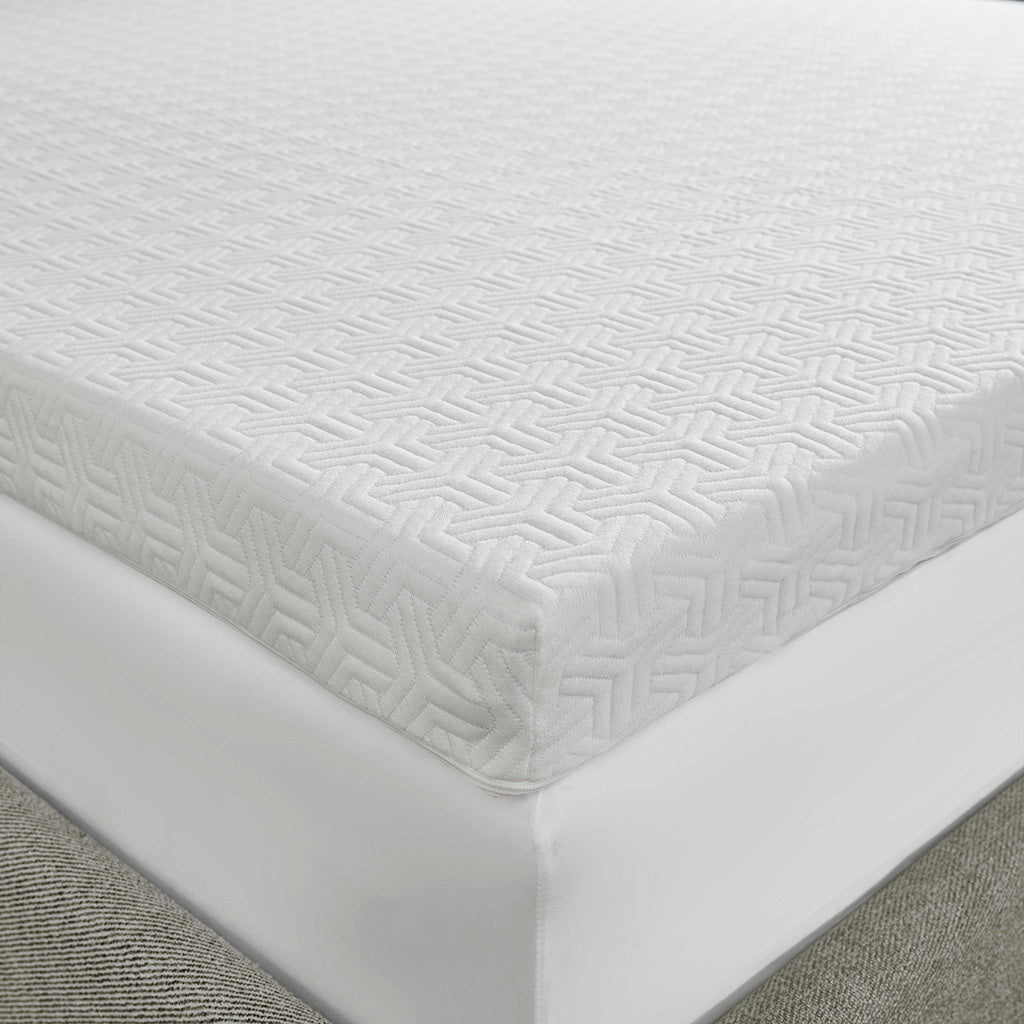 Mattress Topper White Polyester