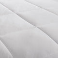Oversized Down Alt Comforter With Heiq Smart Temp Treatment White King Cal King White Polyester