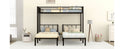 Twin Over Twin & Twin Bunk Beds For 3, Twin Xl Over Twin & Twin Bunk Bed Metal Triple Bunk Bed, Black Pre Sale Date: June 10Th Black Metal