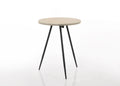Neroli Gray Fabric Accent Chairs And Side Table Living Room Set Gray Mdf