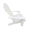 Outdoor Or Indoor Wood Children Adirondack Chair,White White Solid Wood