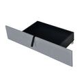 Queen Size Velvet Upholstered Platform Bed With 2 Drawers And 1 Twin Xl Trundle Gray Gray Upholstered