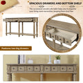 Retro Console Table Entryway Table 58
