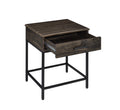 Cliff 2 Piece Brown Lift Top Coffee And End Table Set Brown Mdf