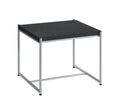 Lennox 3 Piece Black Coffee And End Table Set Black Mdf