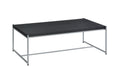 Lennox 3 Piece Black Coffee And End Table Set Black Mdf