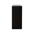 Kitchen Sideboard Cupboard With Led Light, White High Gloss Dining Room Buffet Storage Cabinet Hallway Living Room Tv Stand Unit Display Cabinet With Drawer And 2 Doors Black Mdf