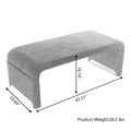 Boucle Fabric Loveseat Ottoman Footstool Bedroom Bench Shoe Bench With Gold Metal Legs,Coffee Brown Brown Foam Boucle
