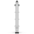 Multi Position Foldable Engineering Multifunctional Aluminum Alloy Ladder A Type Ladder Straight Ladder 17Ft For Home Silver Pc Aluminium