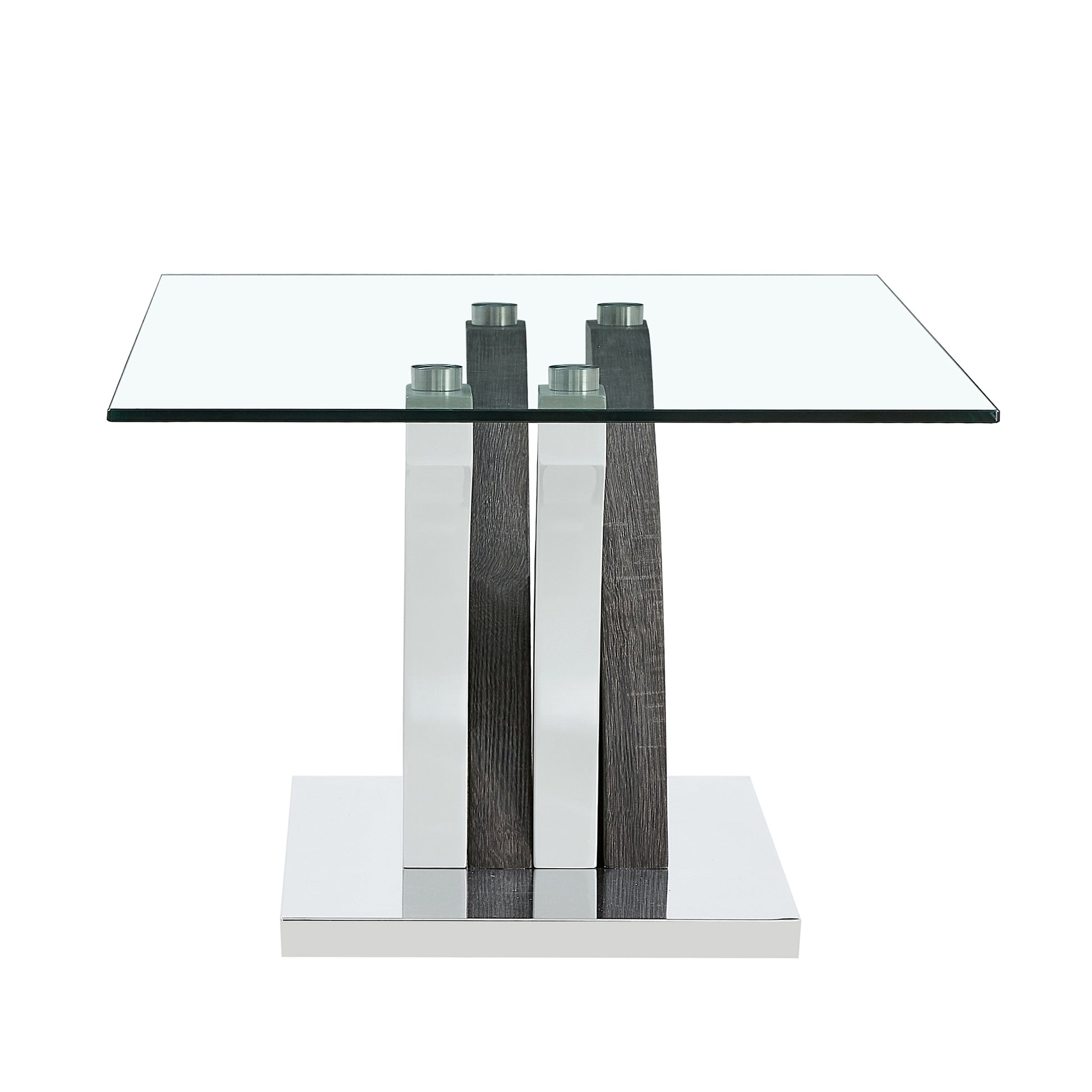 Modern Dining Table,Tea Table.Coffee Table. Tempered Glass Countertop, And Artistic Mdf Legs Are Perfect For Hosting Dinners, Conferences, Home, And Office Decorations.B 793 Transparent Glass