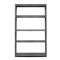 Storage Shelves 5 Tier Heavy Duty Metal Shelving Unit Adjustable Shelving Units And Storage Rack Kitchen Garage Shelf H72 * W47.2 * D23.6 5 Dark Gray Standard Vertical Kitchen Open Back Metal Classic Adjustable Shelves Metal Metal