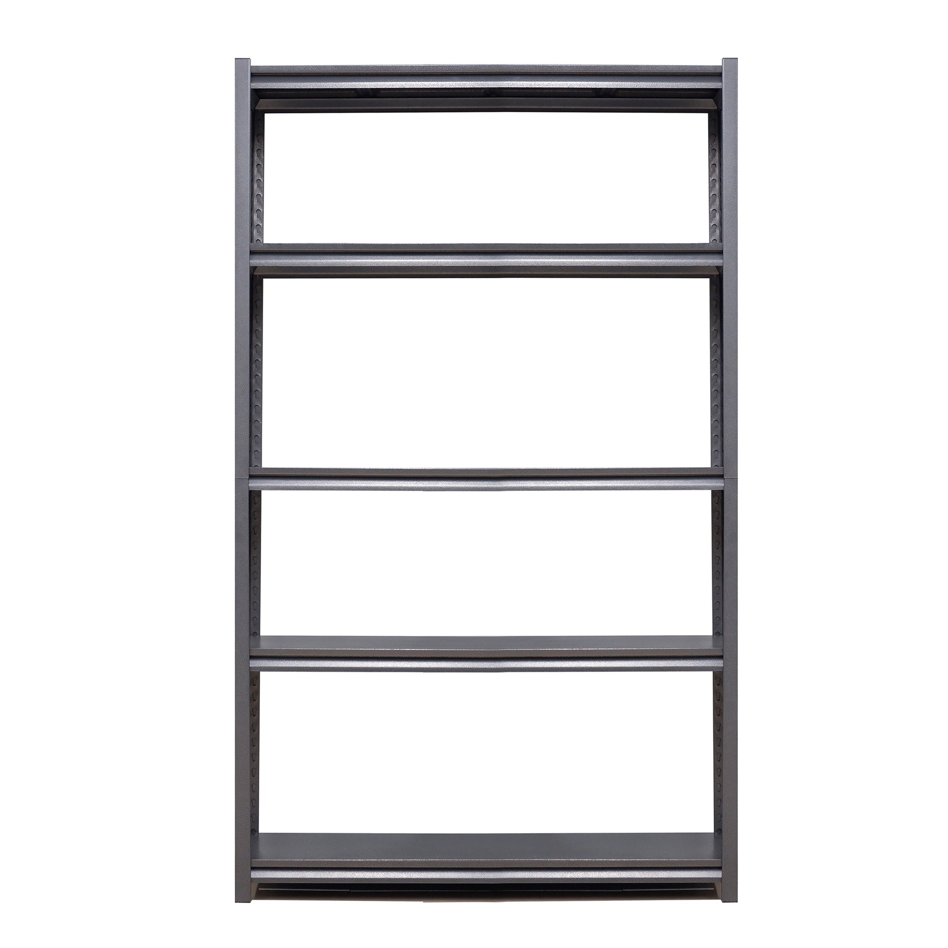 Storage Shelves 5 Tier Heavy Duty Metal Shelving Unit Adjustable Shelving Units And Storage Rack Kitchen Garage Shelf H72 * W47.2 * D23.6 5 Dark Gray Standard Vertical Kitchen Open Back Metal Classic Adjustable Shelves Metal Metal