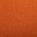 Coolmore Accent Chair With Ottoman, Mid Century Modern Barrel Chair Upholstered Club Tub Round Arms Chair For Living Room Orange Linen