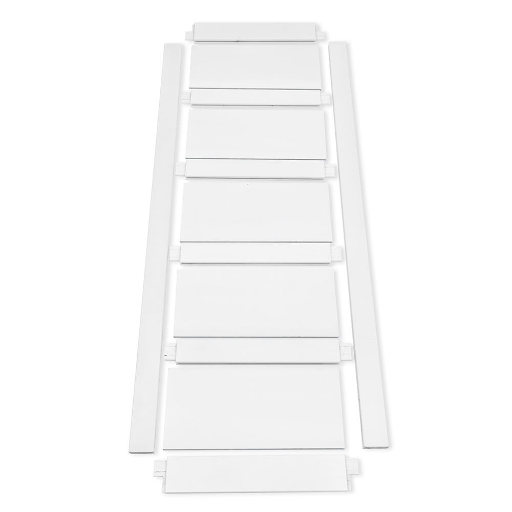 28" X 84" Five Grid Real Primed Door Slab, Diy Panel Door, Modern Interior Barn Door, Water Proof, Anti Deformation, Pre Drilled Ready To Assemble, Suitable For Pre Hung Door And Barn Door White Mdf