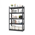 Storage Shelves 5 Tier Heavy Duty Metal Shelving Unit Adjustable Shelving Units And Storage Rack Kitchen Garage Shelf H72 * W47.2 * D23.6 5 Dark Gray Standard Vertical Kitchen Open Back Metal Classic Adjustable Shelves Metal Metal