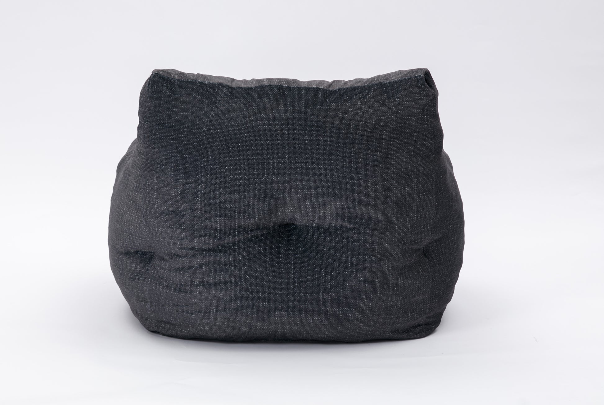 010 Soft Velvet Fabric Bean Bag Chair Filled With Memory Sponge,Dark Gray Dark Gray Velvet Primary Living Space Soft Modern Foam Velvet