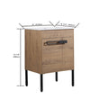 24 Inch Bathroom Vanity With Sink, Freestanding Bathroom Vanity Or Floating Is Optional Conversion24*18 00324Imo 1 Kd Packing Imitative Oak Plywood