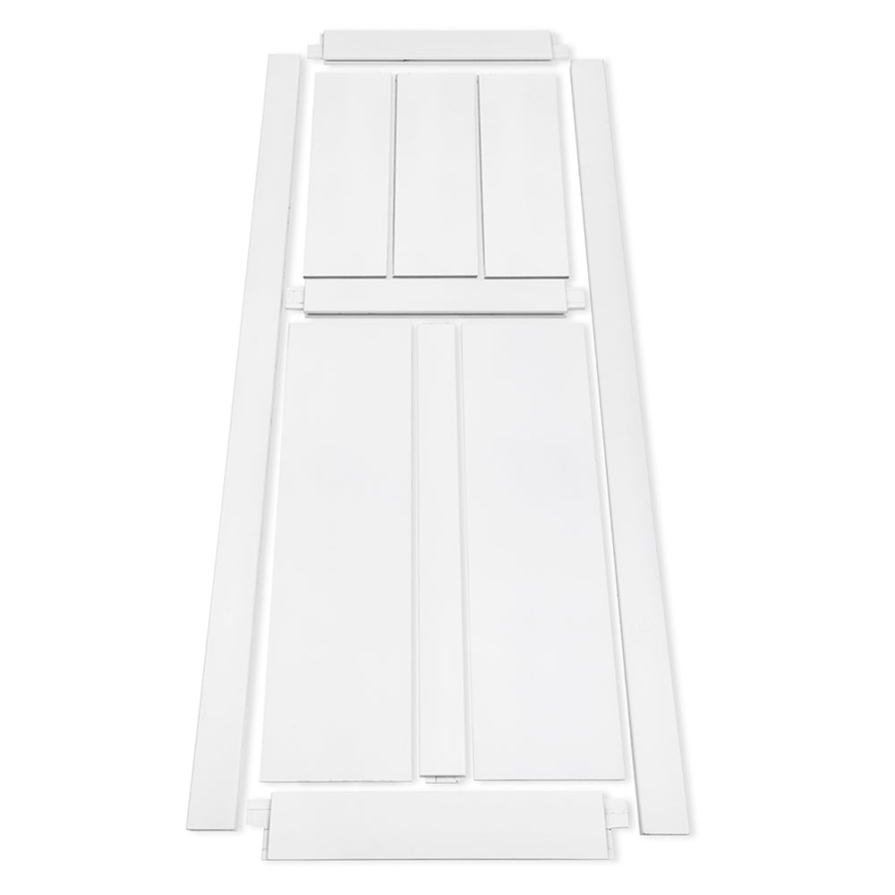 32" X 84" "T" Style Real Primed Door Slab, Diy Panel Door, Modern Interior Barn Door, Water Proof, Anti Deformation, Pre Drilled Ready To Assemble, Suitable For Pre Hung Door And Barn Door White Mdf