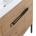 30 Inch Freestanding Bathroom Vanity Or Floating Is Optional Conversion.30*18 00330Imo 1 Kd Packing Only Including Vanity Imitative Oak 2 Bathroom Freestanding Modern Plywood