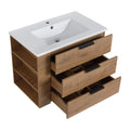 30 Inch Bathroom Vanity With Top G Bvb01430Limo Grb3020Mowh 3 Imitative Oak Plywood