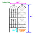 2 Pack Metal Garden Trellis 71