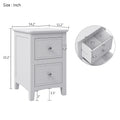 White Solid Wood 5 Pieces Queen Bedroom Sets Bed Nightstand*2 Chest Dresser Old Sku:Bs515101Aak Queen White 5 Piece Set Solid Wood