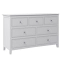 White Solid Wood 5 Pieces Queen Bedroom Sets Bed Nightstand*2 Chest Dresser Old Sku:Bs515101Aak Queen White 5 Piece Set Solid Wood