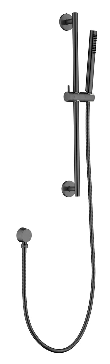 Eco Performance Handheld Shower With 28 Inch Slide Bar And 59 Inch Hose Matte Black Stainless Steel