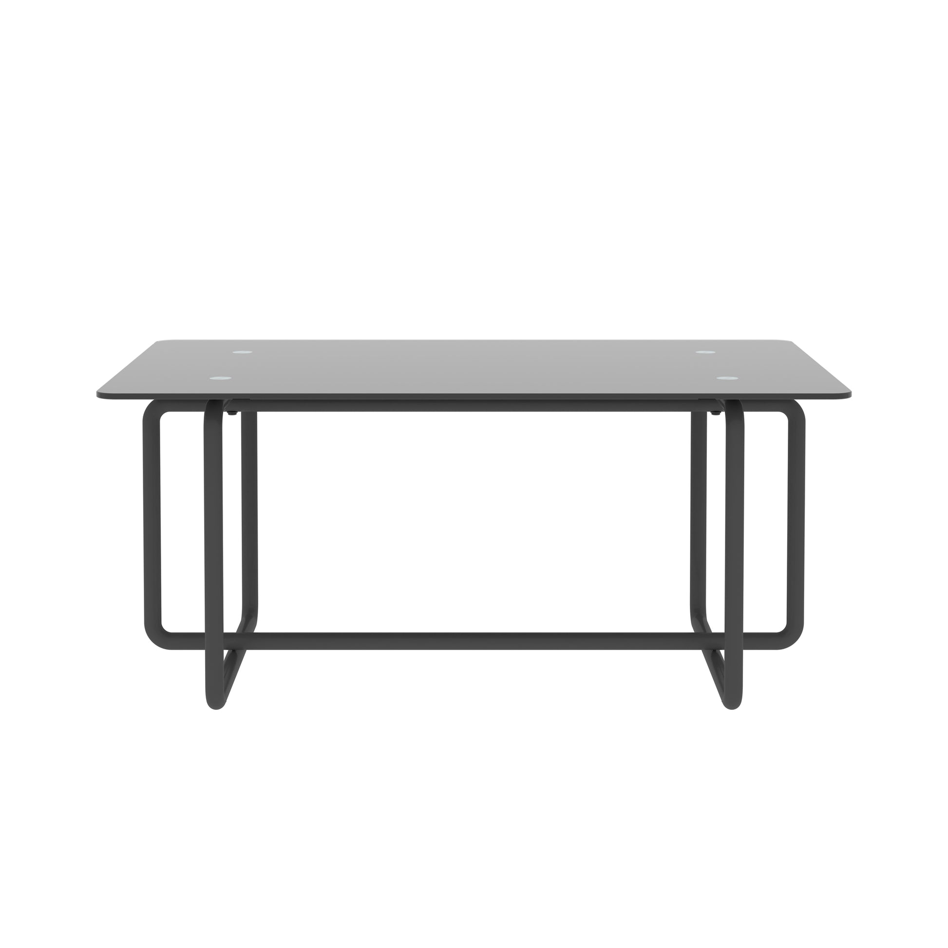 Modern Tempered Glass Tea Table Coffee Table, Table For Living Room,Black Black Tempered Glass