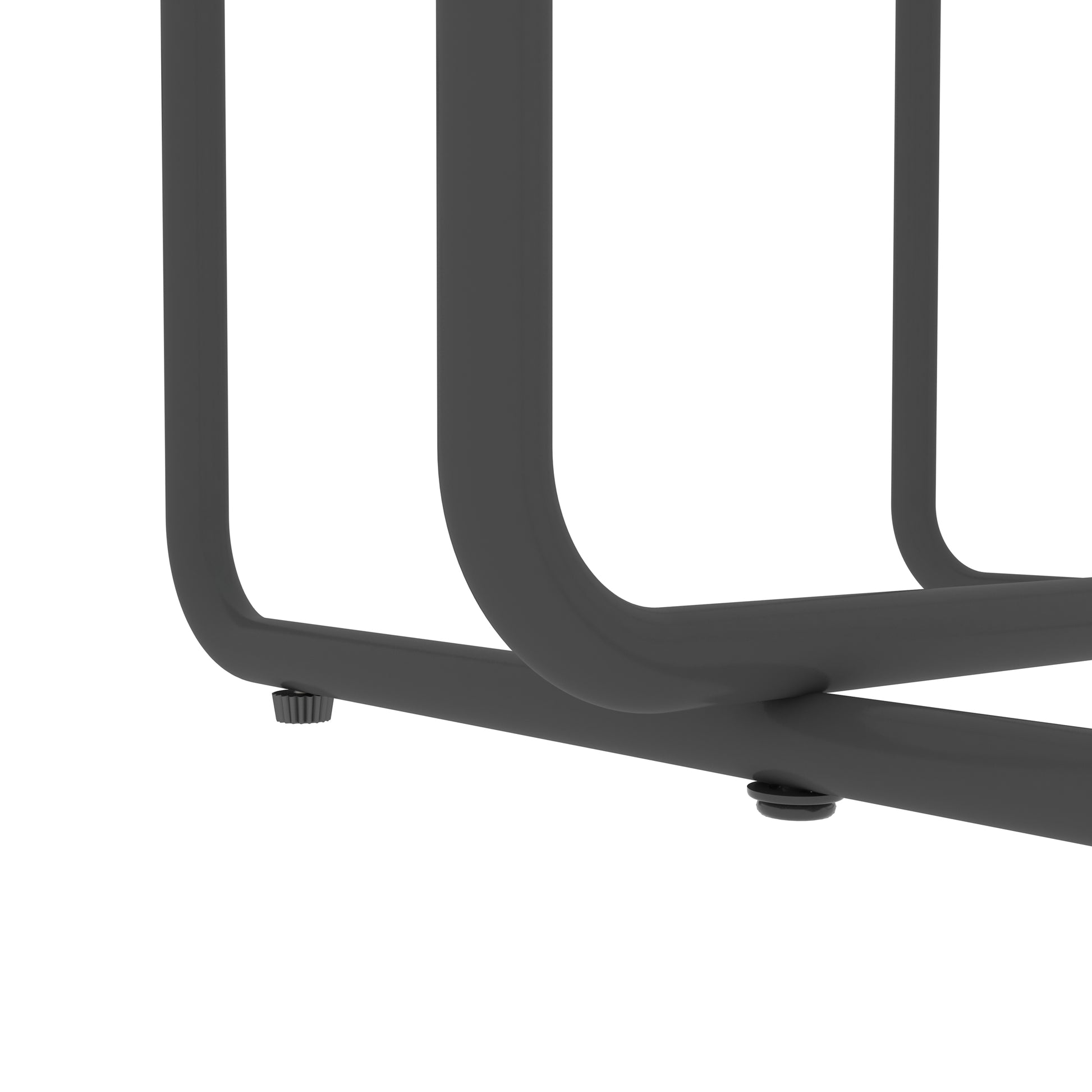 Modern Tempered Glass Coffee Table End Table Side Table For Living Room,Bedroom, Transparent Transparent Tempered Glass
