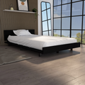 Kaia Twin Bed Base, Headboard Black Twin Black Composite Bedroom Modern Bed Frame Particle Board Particle Board