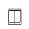 Modern Tempered Glass Coffee Table End Table Side Table For Living Room,Bedroom, Black Black Glass