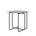 Modern Tempered Glass Coffee Table End Table Side Table For Living Room,Bedroom, Black Black Glass