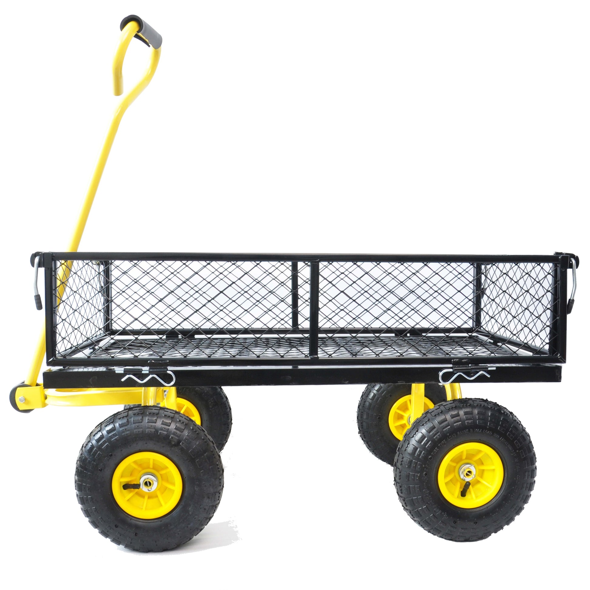 Wagon Cart Garden Cart Trucks Make It Easier To Transport Firewood Black Metal