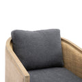 Coolmore Swivel Barrel Chair, Comfy Round Accent Sofa Chair For Living Room, 360 Degree Swivel Barrel Club Chair, Leisure Arm Chair For Nursery, Hotel, Bedroom, Office, Lounge Carbon Black Boucle Carbon Black Foam Boucle