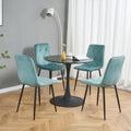Light Luxury And Simple Style, Horn Chassis Design, Home Hospitality, Business Negotiations, Leisure Party Special, High Appearance Level For Multiple Scenes Set Of 1 Black Mdf