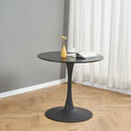 Modern Grey Simple Teddy Velvet Dining Chair Upholstered Chair Family Bedroom Stool Back Dressing, Black Round Table Set,Bentwood Covered With Ash Veneer Chair Back,Chair Black Metal Legs Set Of 3 Black Mdf
